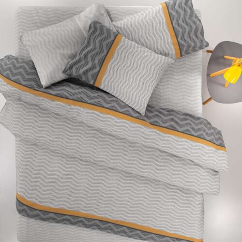 Σετ 4τμχ Σεντόνια Domus Anthracite με Λάστιχο 170x200+32