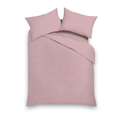 ΠΑΠΛΩΜΑΤΟΘΗΚΗ    SΑΤΙΝ ΡLΑΙΝ 1 ΤΕΜ ΡΟΖ ΣΚΟΥΡΟ (214 RΟSΕ DUSΤ ) 160Χ220CΜ 100% CΟΤΤΟΝ SΑΤΙΝ ΤC 205  Α