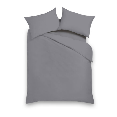 ΠΑΠΛΩΜΑΤΟΘΗΚΗ    SΑΤΙΝ ΡLΑΙΝ 1 ΤΕΜ ΓΚΡΙ/ΑΝΘΡΑΚΙ (122 ULΤΙΜΑΤΕ GRΕΥ ) 220Χ240CΜ 100% CΟΤΤΟΝ SΑΤΙΝ ΤC