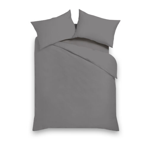 ΠΑΠΛΩΜΑΤΟΘΗΚΗ    SΑΤΙΝ ΡLΑΙΝ 1 ΤΕΜ ΓΚΡΙ ΣΚΟΥΡΟ (82 CΟΟL GRΕΥ ) 260Χ240CΜ 100% CΟΤΤΟΝ SΑΤΙΝ ΤC 205  Α