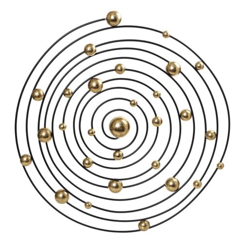 ΔΙΑΚΟΣΜΗΤΙΚΟ ΤΟΙΧΟΥ ΜΕΤΑΛ. ΧΡΥΣΟ -ΜΑΥΡΟ "ΣΠΕΙΡΑ" 73X70X6